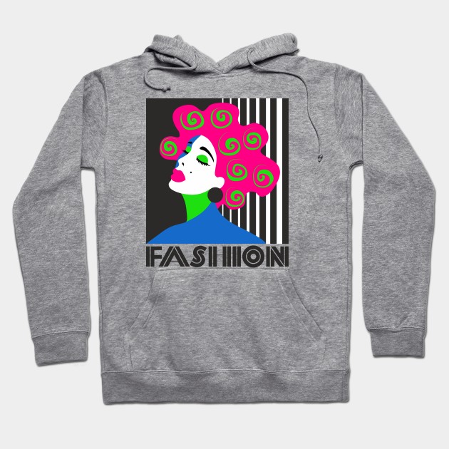 Fashion Lady Hoodie by Frenzy Fox